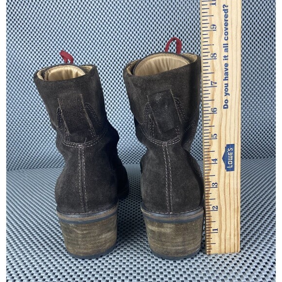 L.L Bean Deerfield Alpine Boots Womens Size 9M Brown Lace Up Made in Brazil - Picture 9 of 14